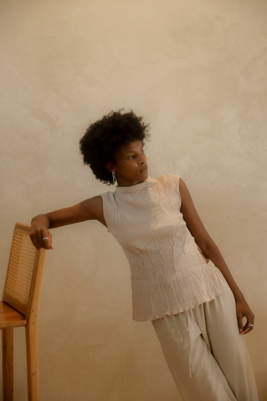 ACHILLEA BLUSA BEIGE