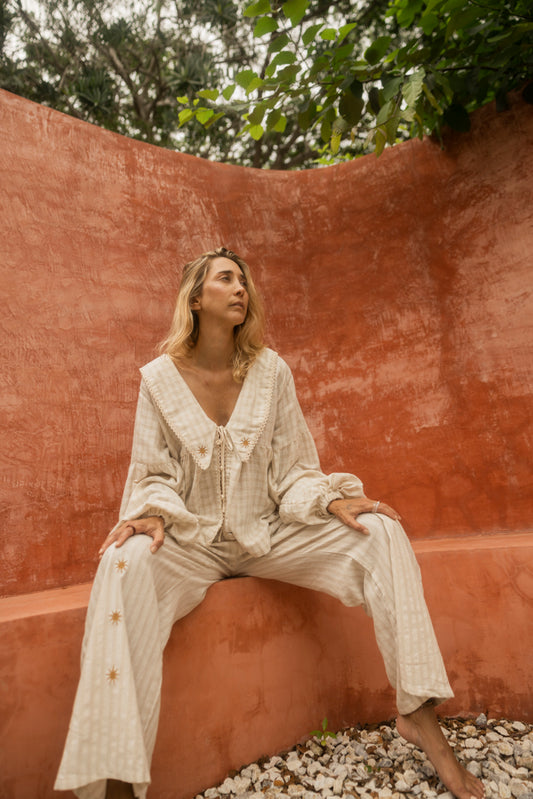 3 STARS PANTALON DE RAYAS